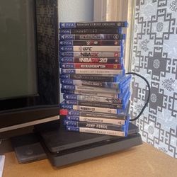 PS4 with games