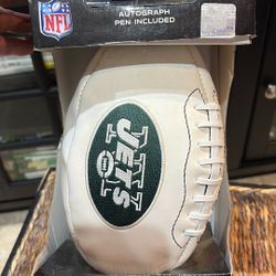 Wayne  Chrebet Number 80 Jets Signed Football