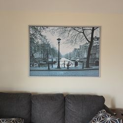 Large photo wall art 55" x 39"