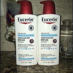 Set of 2 eucerin advanced repair lotion•16.9oz•all for $20