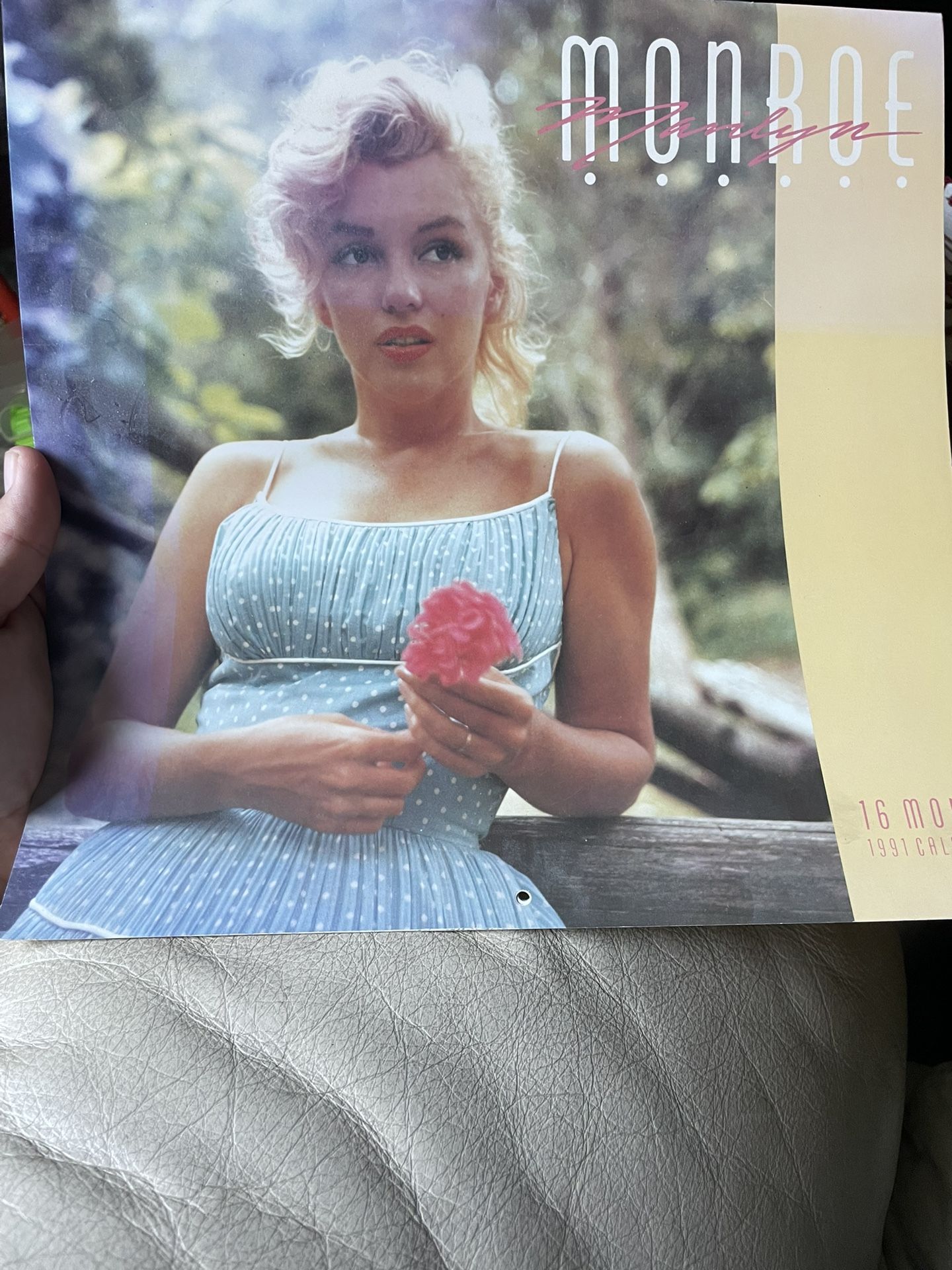 Marilyn Monroe calendar 1990