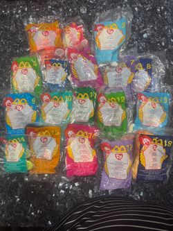 2000 McDonald's Beanie Babies complete 18 piece set new in bags