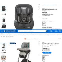 Baby Car Seat & High Chair 