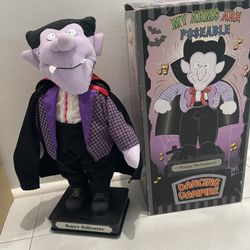 Vintage Halloween Dracula Animated Motionette Musical Sings Dance Vampire TLTOYS