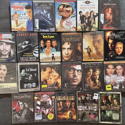 Johnny Depp DVDs