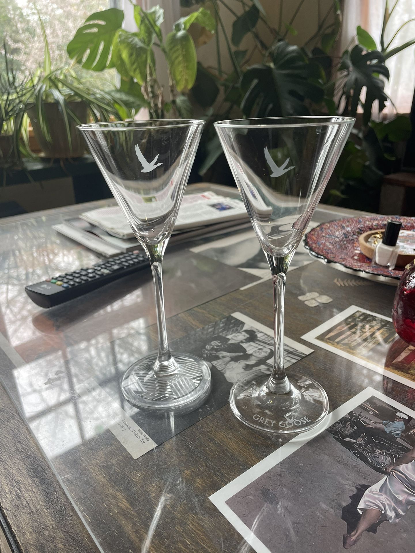 Grey Goose Martini Glasses