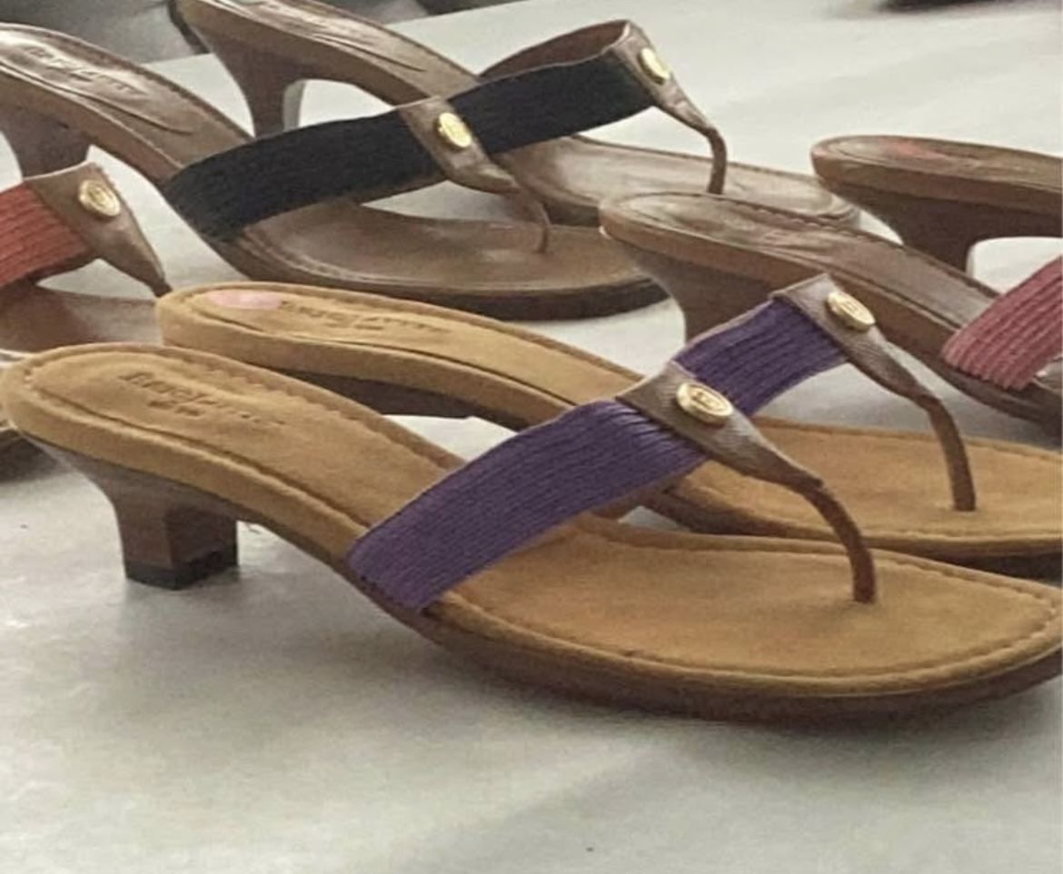 Erik Javitz Kitten Heel Sandals