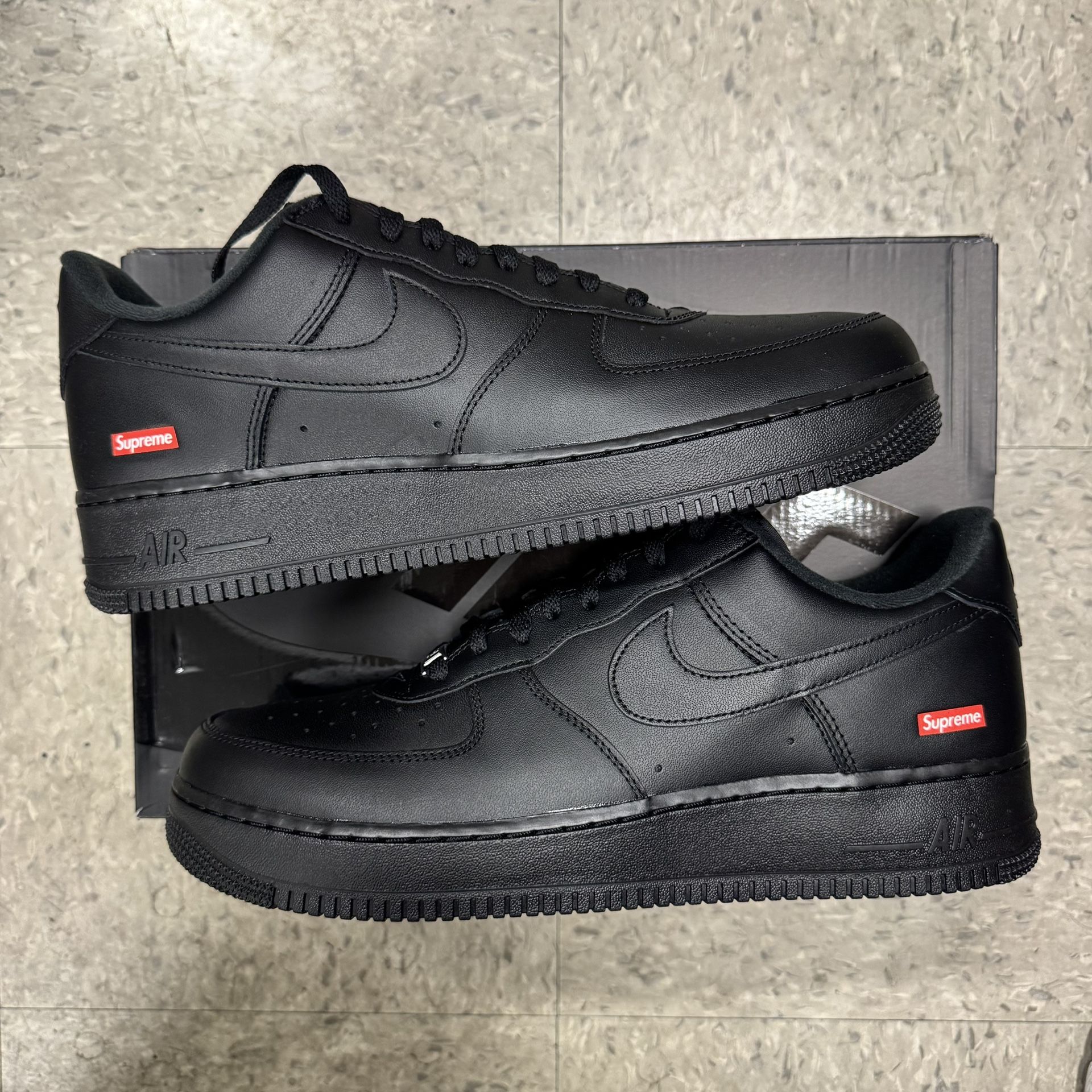 Air Force One Supreme Black Size 12