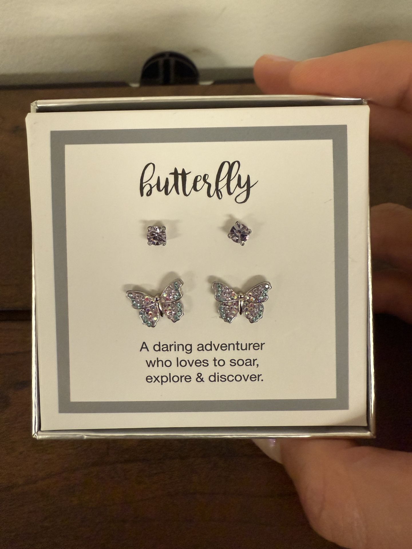 Charming Butterfly Stud Earrings