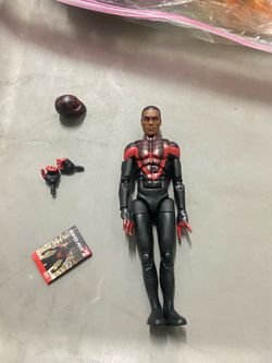 marvel legends spider-man miles morales action figure loose