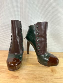 L.A.M.B Gwen Stefani Rosebury leather booties Size 6.5