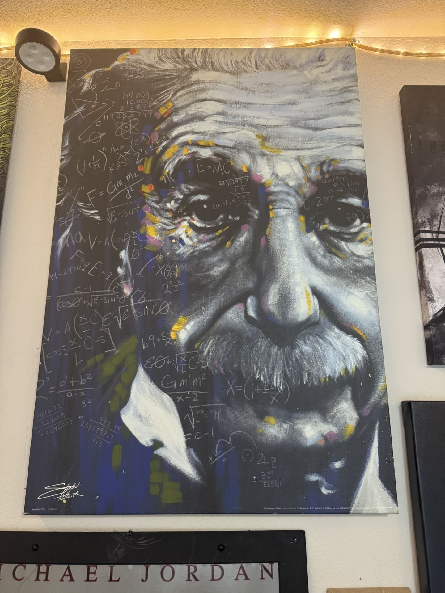 Albert Einstein canvas