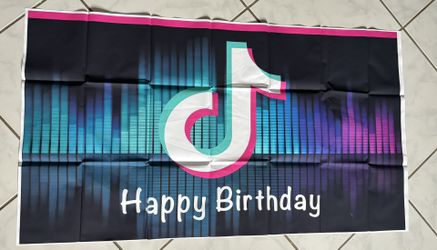 TikTok Backdrop Banner