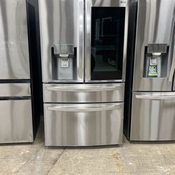 LG Instaview Four Door French Door Refrigerator BR1