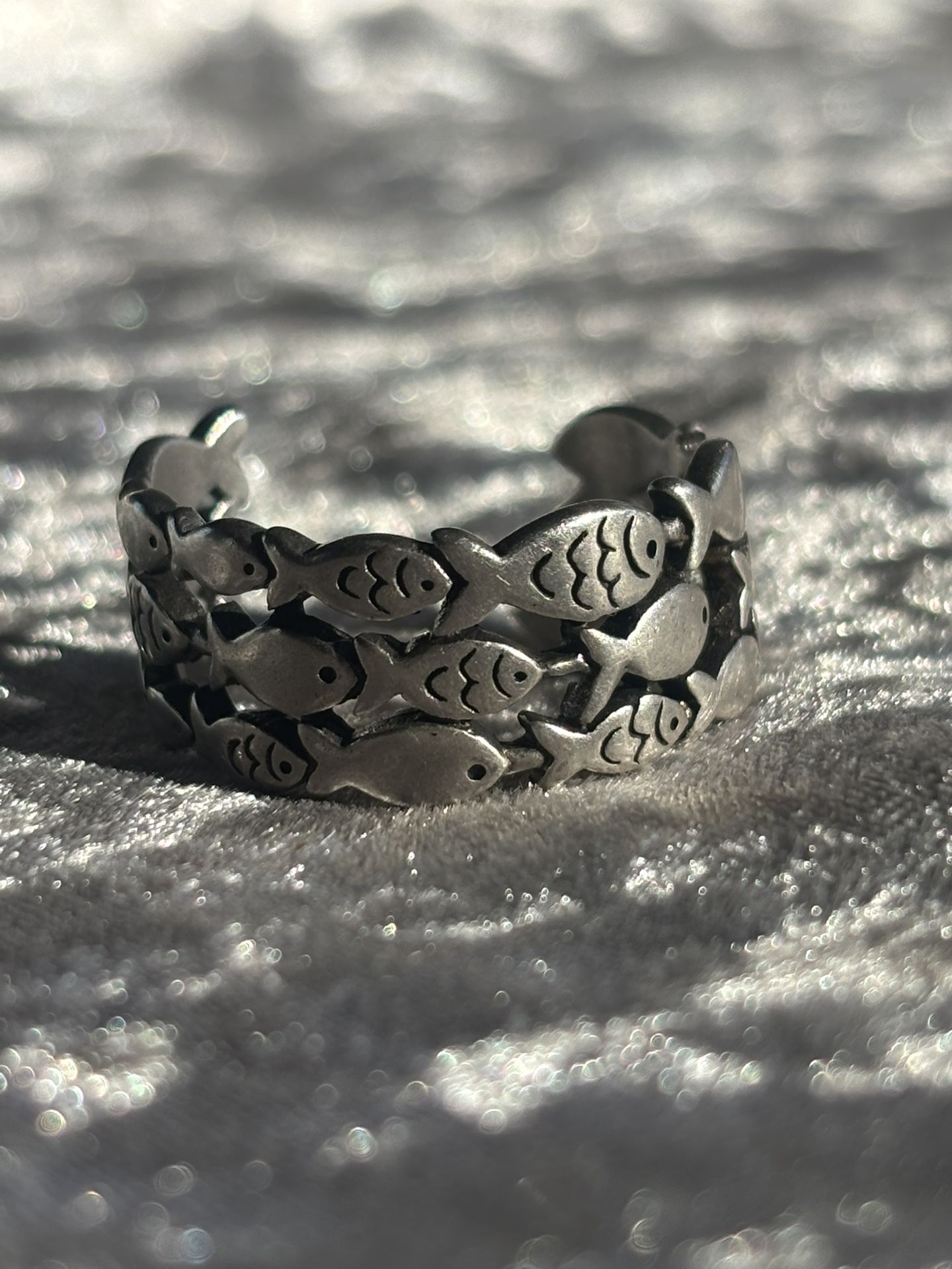 Silver Fish Ring