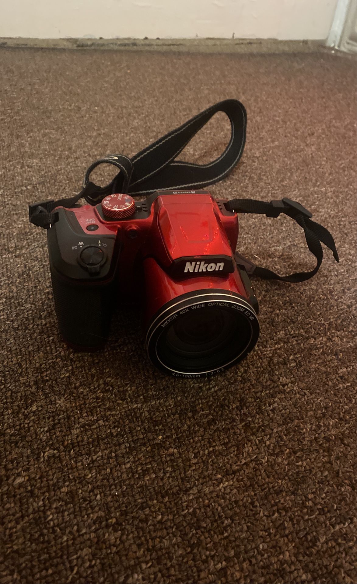 Nikon Camera, Red