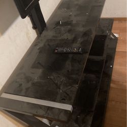 Glass Entertainment Tv Stand