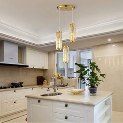 LMQNINE Pendant Lighting Modern Pendant Light, Mini Crystal Chandeliers - New 