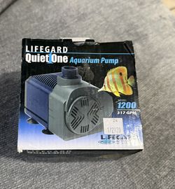 Quiet One Pro Series Model 1200 Aquarium Pump 6′ Cord 317 GPH