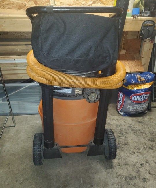 Ridgid 16 Gallon 6.5 HP SNR Wet Dry Vac With Upgraded Orange Hose & 11 Attachments & Original Black Hose