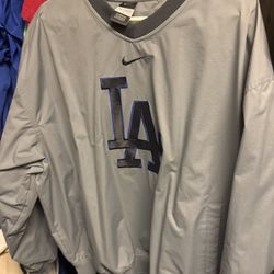 Nike Los Angeles Dodgers Windbreaker  Pullover Warmup XL. Worn A Couple Of Times 