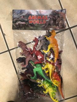 Toy dinosaurs