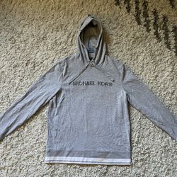 Michael Kors Light Gray Men’s Hoodie Sweater Size Medium