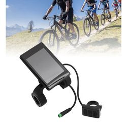 Electric Bike LCD Display, Multifunction Control Panel with 5-Pin for Electric Bike and Scooter Replacement