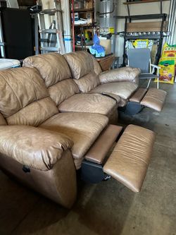 Sofa and loveseat