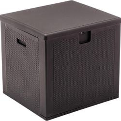Large 80-gallon Resin Outdoor Storage Box