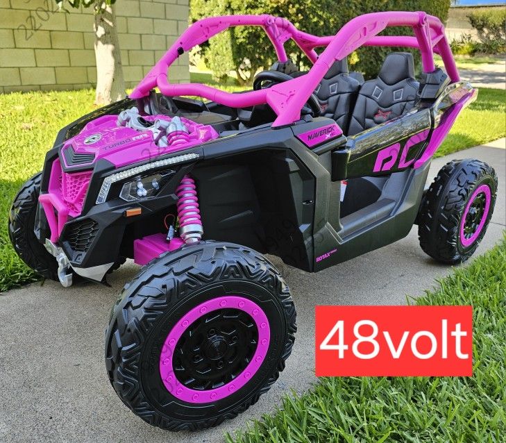 BRAND NEW! 48VOLT 4x4 Kids Can Am Ride On Utv Razor Electric Kids Car With Remote Control & 2 BATTERIES Power Wheels Powerwheels 24v 48v 24volt