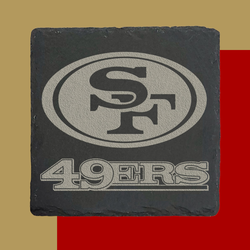 San Francisco 4pc Set Stone Coasters Laser Engraved