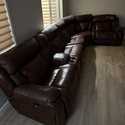Leather Couch 