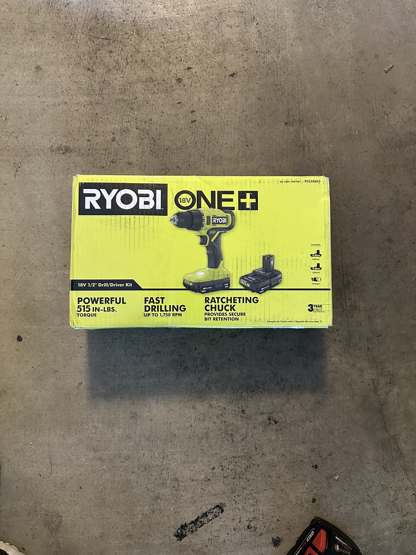 RYOBI ONE+ 18V Cordless 1/2 in. Drill/Driver Kit
