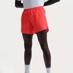 NWT Nike Men’s Brief Lined 7 inch Running Shorts CJ5459 657 Pink Red Medium