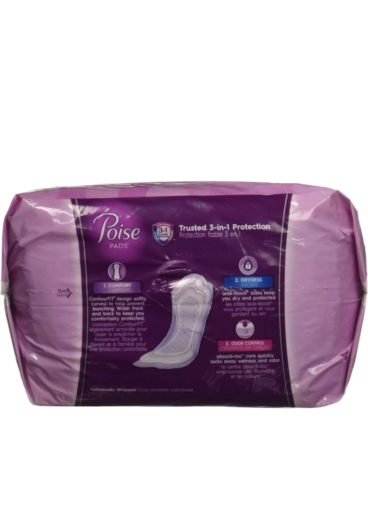 Poise Ultimate Long Pads,27 Count (Pack of 2)