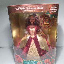 Collectible DISNEY BELLE HOLIDAY BARBIE 