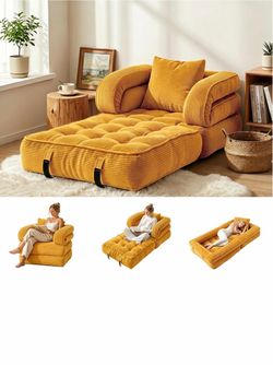 Folding sofa and sleep bed memory foam