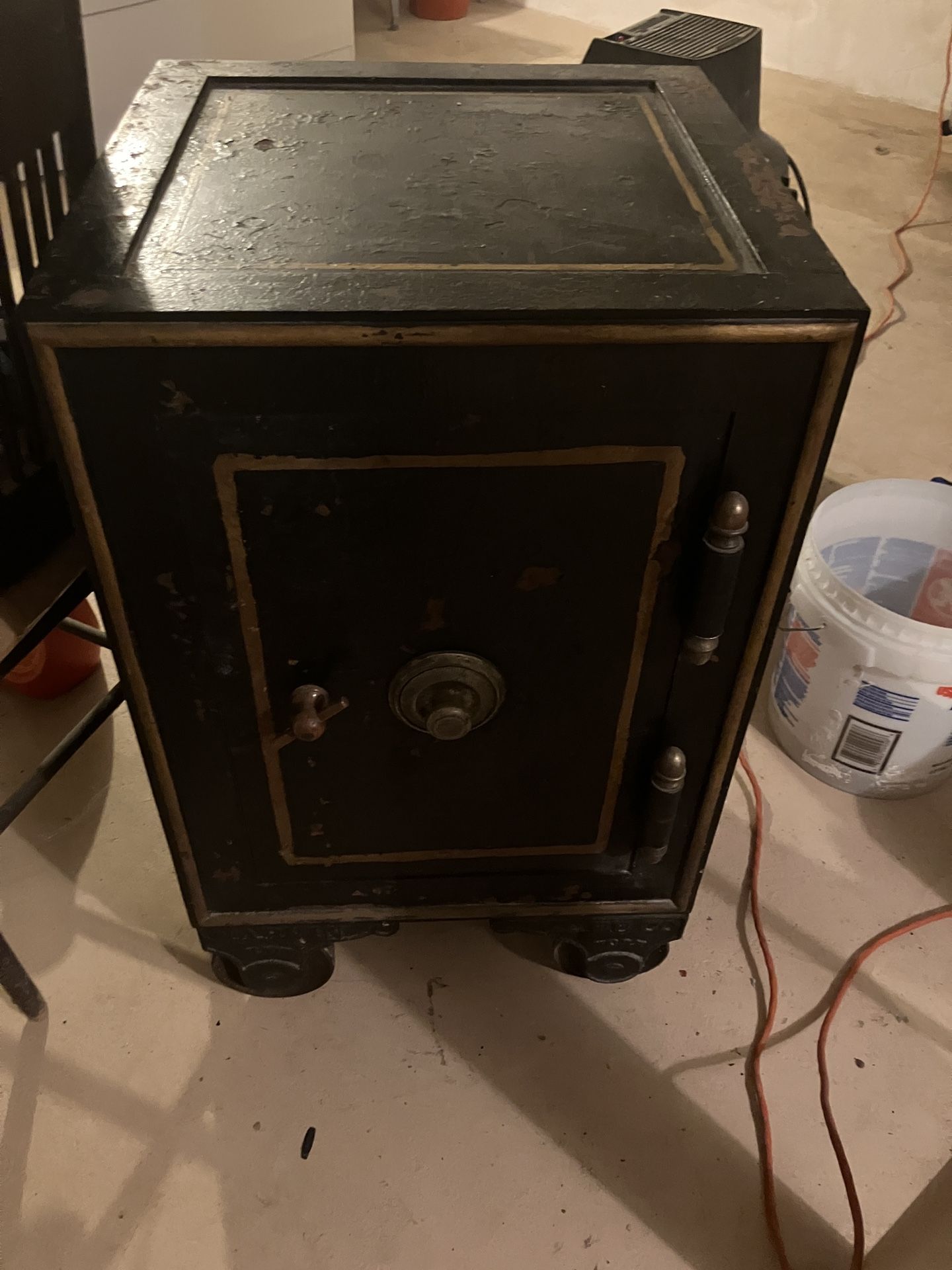 Antique Safe On Wheels