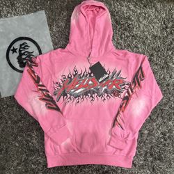 Hellstar Brainwashed Without Brain Hoodie 'Pink'