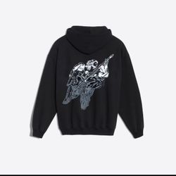 Richie Le Chrome Angel Hoodie Nike Fear Of God Off White