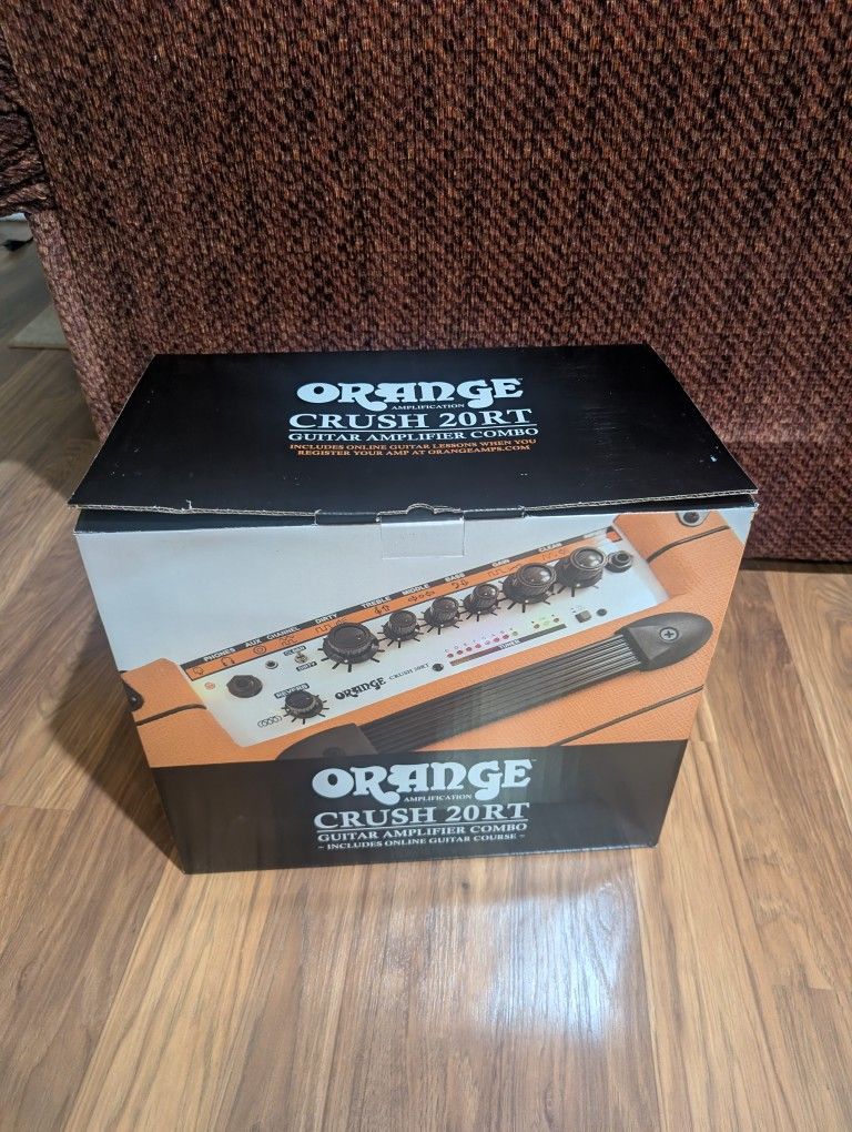 Brand new Orange Amplifier Crush 20RT 20W 1x8 guitar combo amp.