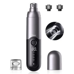 Brand New Toozey Dog Nail Grinder with 4 LED Lights, Professional 3-Speed Electric Dog Nail Trimmer 