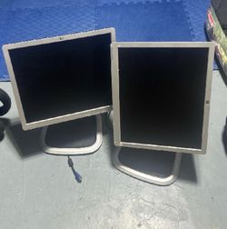 TWO (2) HP Compaq LA1951g 19-inch LCD Monitors