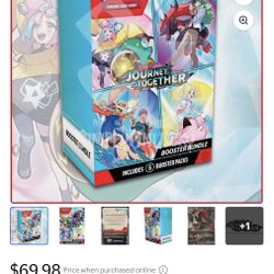 Pokemon Journey Together Booster Bundle Sealed 45