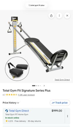 Total Gym Fit Plus with all extra accessories