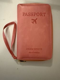 Pink Passport Travel Wallet