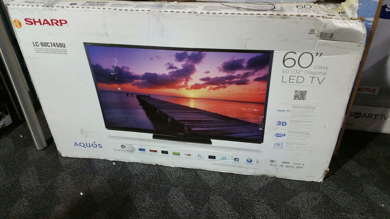 Sharp Aquos LC60C7450U 60-Inch 1080p 240Hz 3D 1080p LED-LCD TV