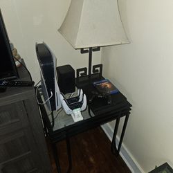 Lamps And Glass Tables. 50 For All. 10 Otherwise