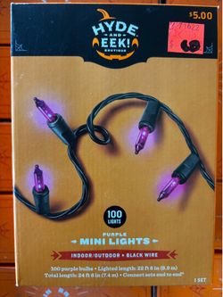 Purple String Lights